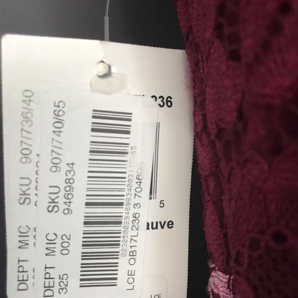 NWT B. Darlin mauve & pink lace dress - Picture 6 of 7